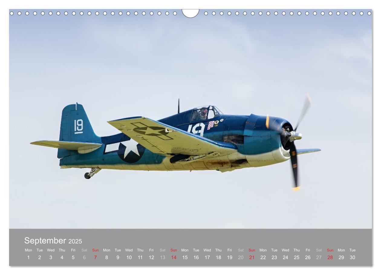 Bild: 9781325964550 | The Flying Legends (Wall Calendar 2025 DIN A3 landscape), CALVENDO...