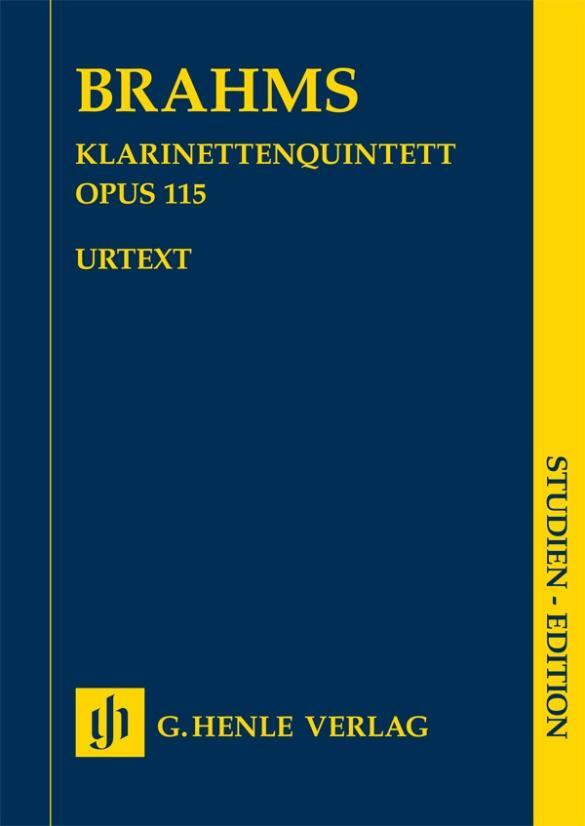 Cover: 9790201893938 | Brahms, Johannes - Klarinettenquintett h-moll op. 115 für...