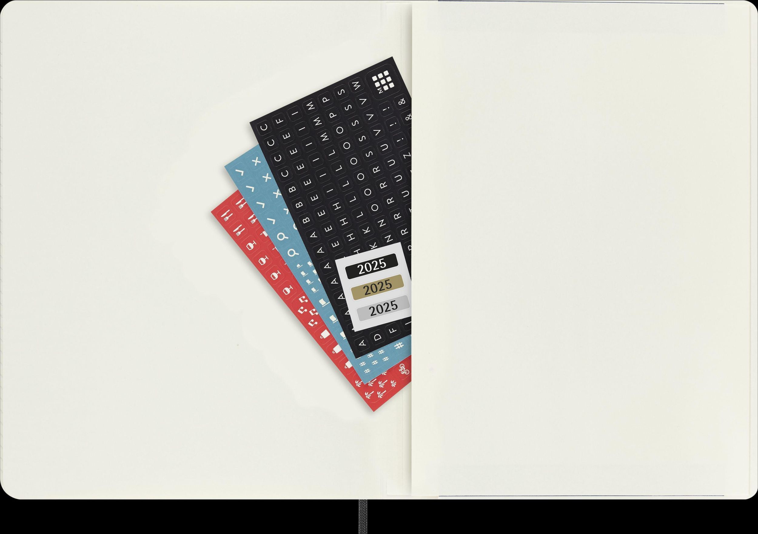 Bild: 8056999270438 | Moleskine 12 Monate Wochen Notizkalender 2025, XL, 1 Wo = 1 Seite,...