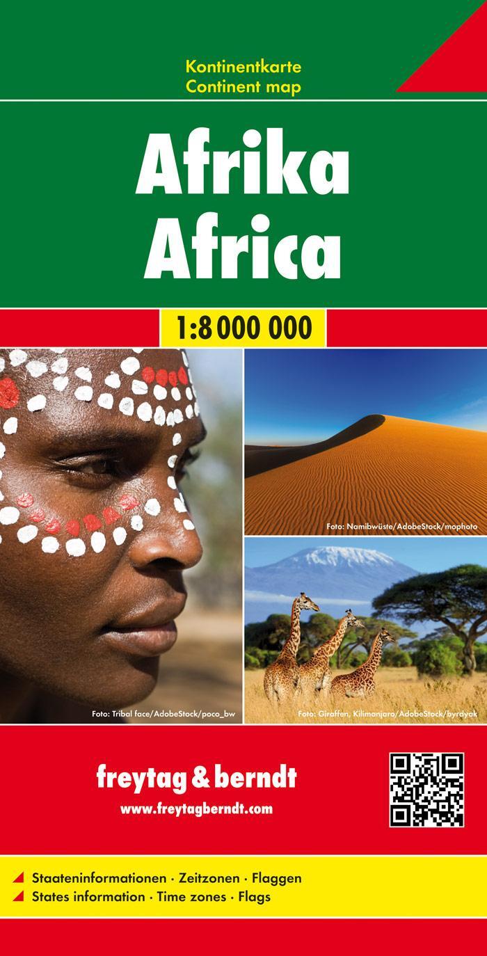 Cover: 9783707917598 | Afrika, Kontinentkarte 1:8 000 000 | (Land-)Karte | Deutsch | 2018