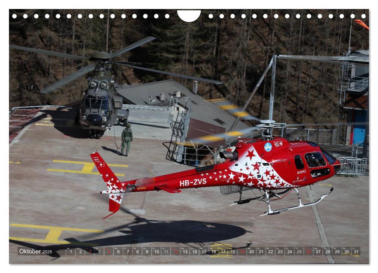 Bild: 9783435635399 | Helikopter in der Luft (Wandkalender 2025 DIN A4 quer), CALVENDO...