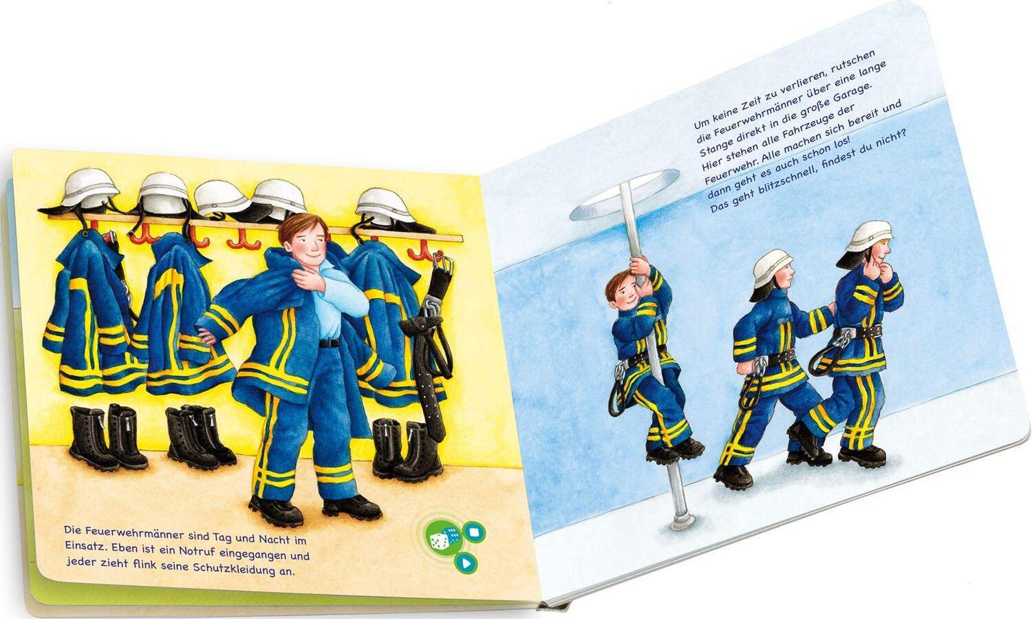 Bild: 9783788641214 | BOOKii® Ein toller Tag bei der Feuerwehr | Antippen, Spielen, Lernen