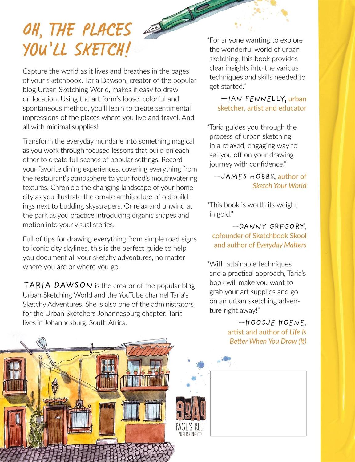 Rückseite: 9781645679288 | The Beginner's Guide to Urban Sketching | Taria Dawson | Taschenbuch