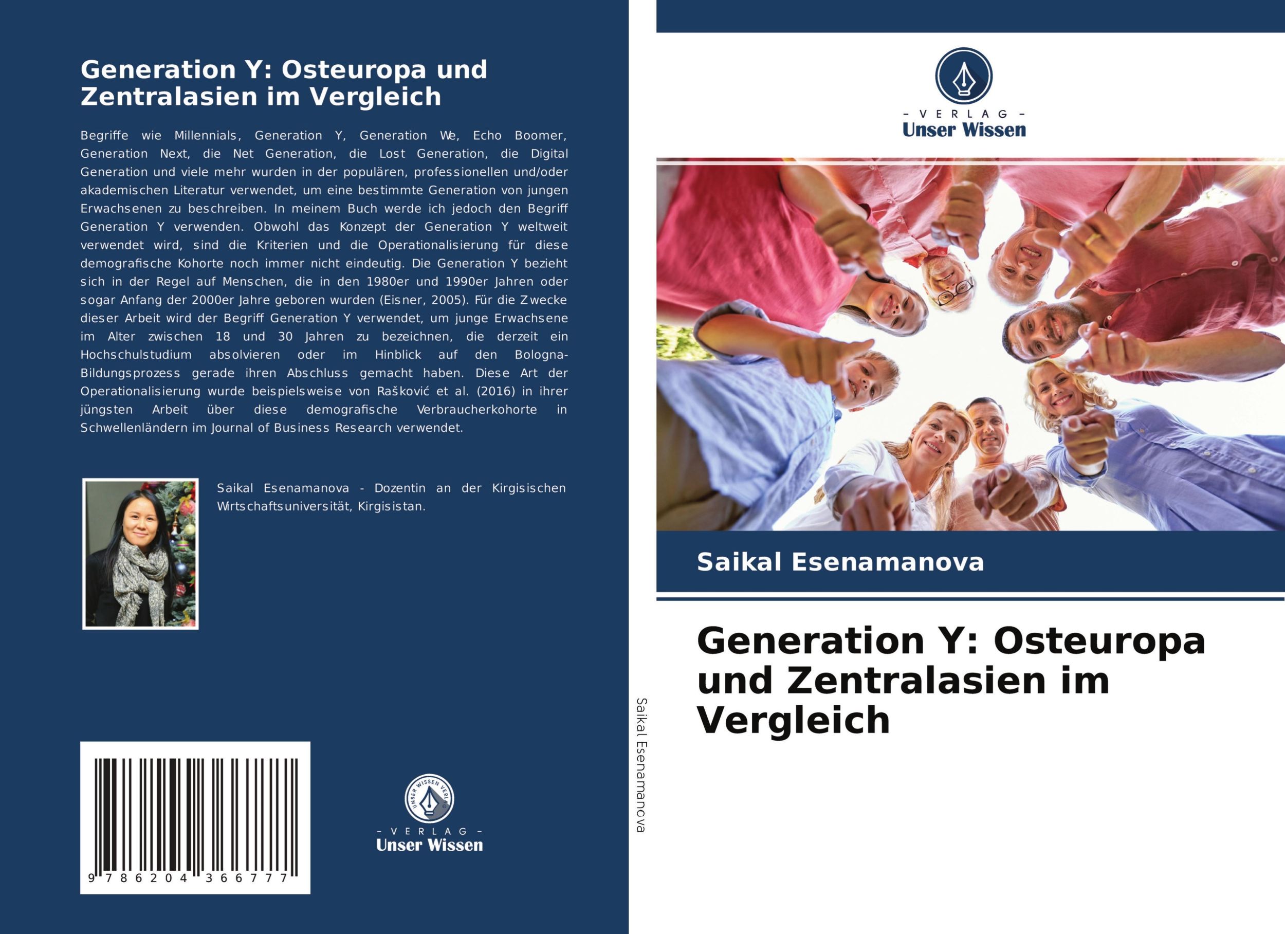 Cover: 9786204366777 | Generation Y: Osteuropa und Zentralasien im Vergleich | Esenamanova