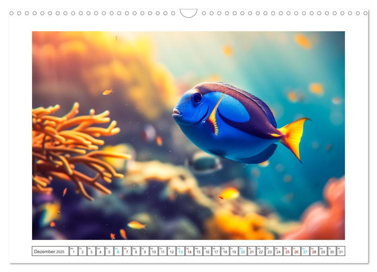 Bild: 9783383784378 | Exotische Fische (Wandkalender 2025 DIN A3 quer), CALVENDO...