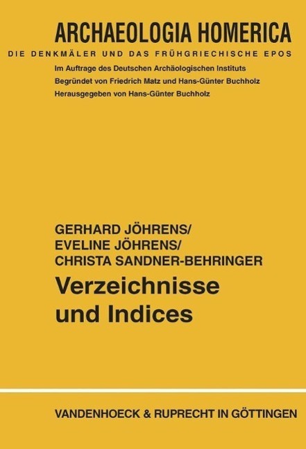 Cover: 9783525254448 | Verzeichnisse und Indices | Jöhrens | Taschenbuch | 444 S. | Deutsch