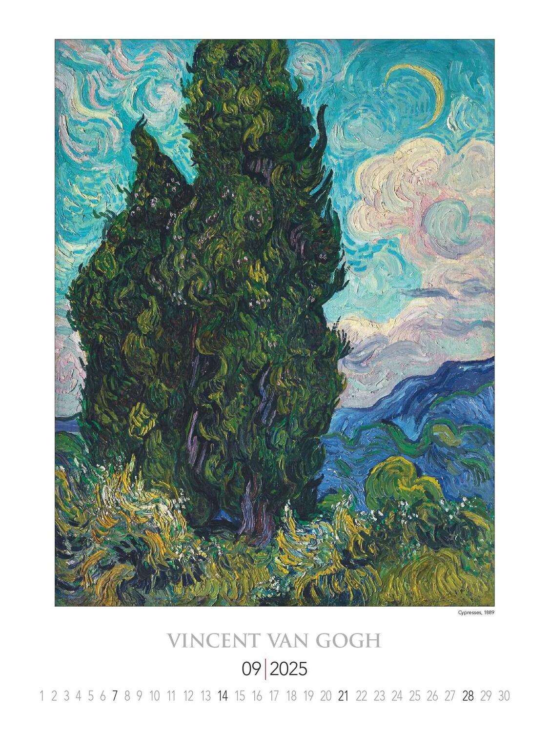 Bild: 4251732344023 | Vincent van Gogh 2025 - Bild-Kalender 42x56 cm - Kunst-Kalender -...