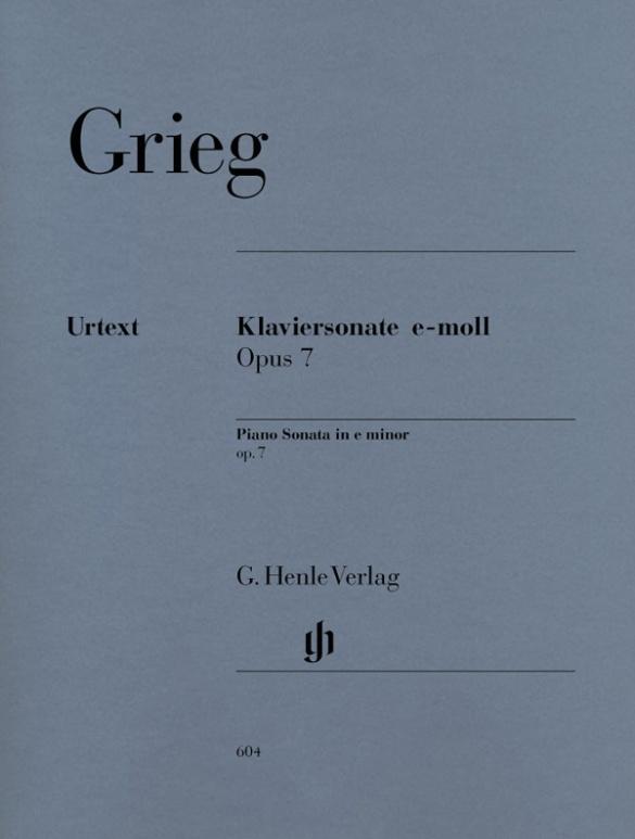 Cover: 9790201806044 | Grieg, Edvard - Klaviersonate e-moll op. 7 | Edvard Grieg | Buch