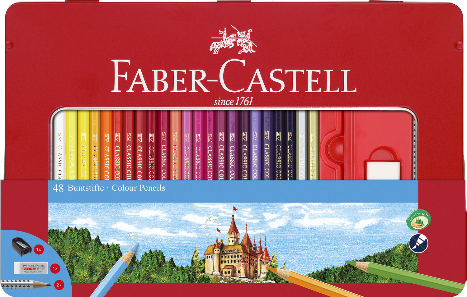 Cover: 8991761324042 | Faber-Castell Buntstift hexagonal 48er-Metalletui | Stück | 2020