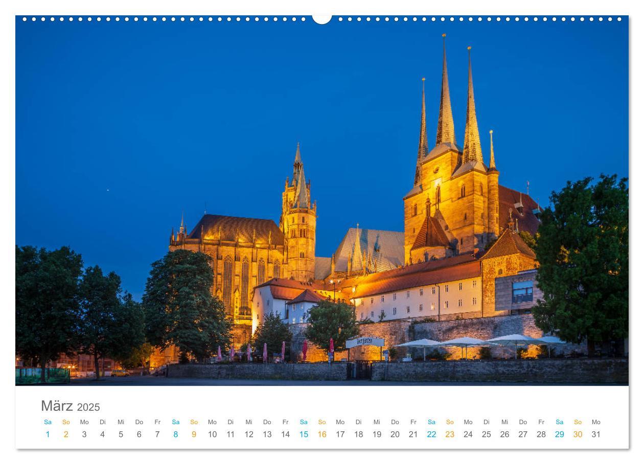 Bild: 9783435320707 | Erfurt - Stadt der Türme (Wandkalender 2025 DIN A2 quer), CALVENDO...