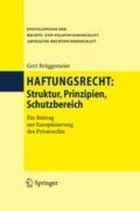 Cover: 9783540299080 | Haftungsrecht | Struktur, Prinzipien, Schutzbereich | Gert Brüggemeier