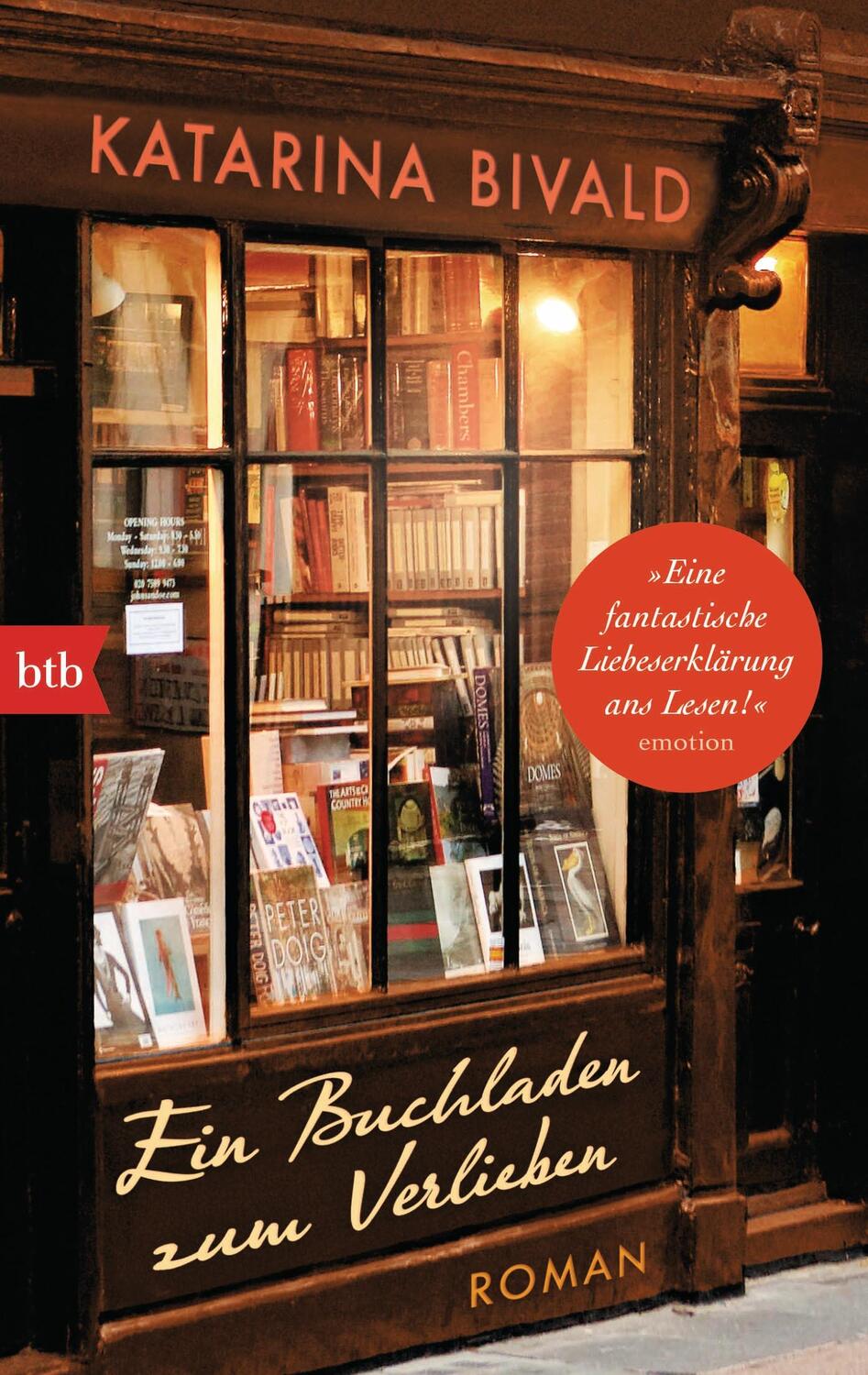 Cover: 9783442713929 | Ein Buchladen zum Verlieben | Katarina Bivald | Taschenbuch | Deutsch