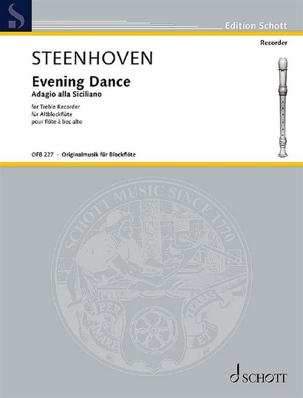 Cover: 9790001207881 | Evening Dance | Karel van Steenhoven | Buch | Schott Music