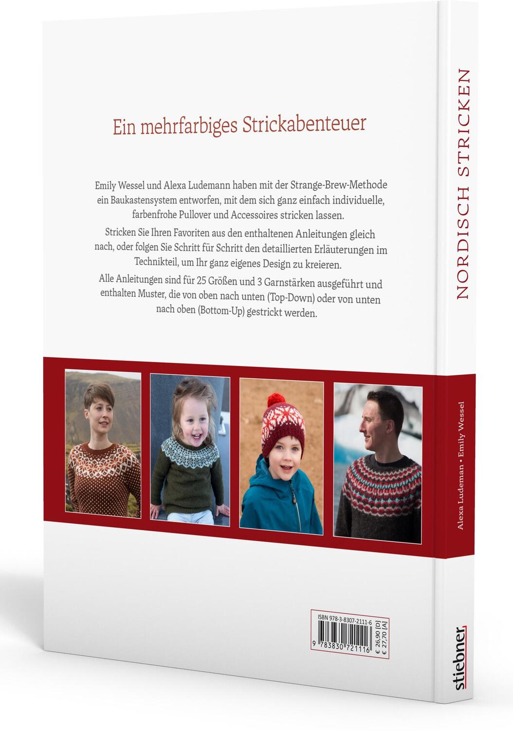 Rückseite: 9783830721116 | Nordisch Stricken | Alexa Ludemann (u. a.) | Taschenbuch | 144 S.