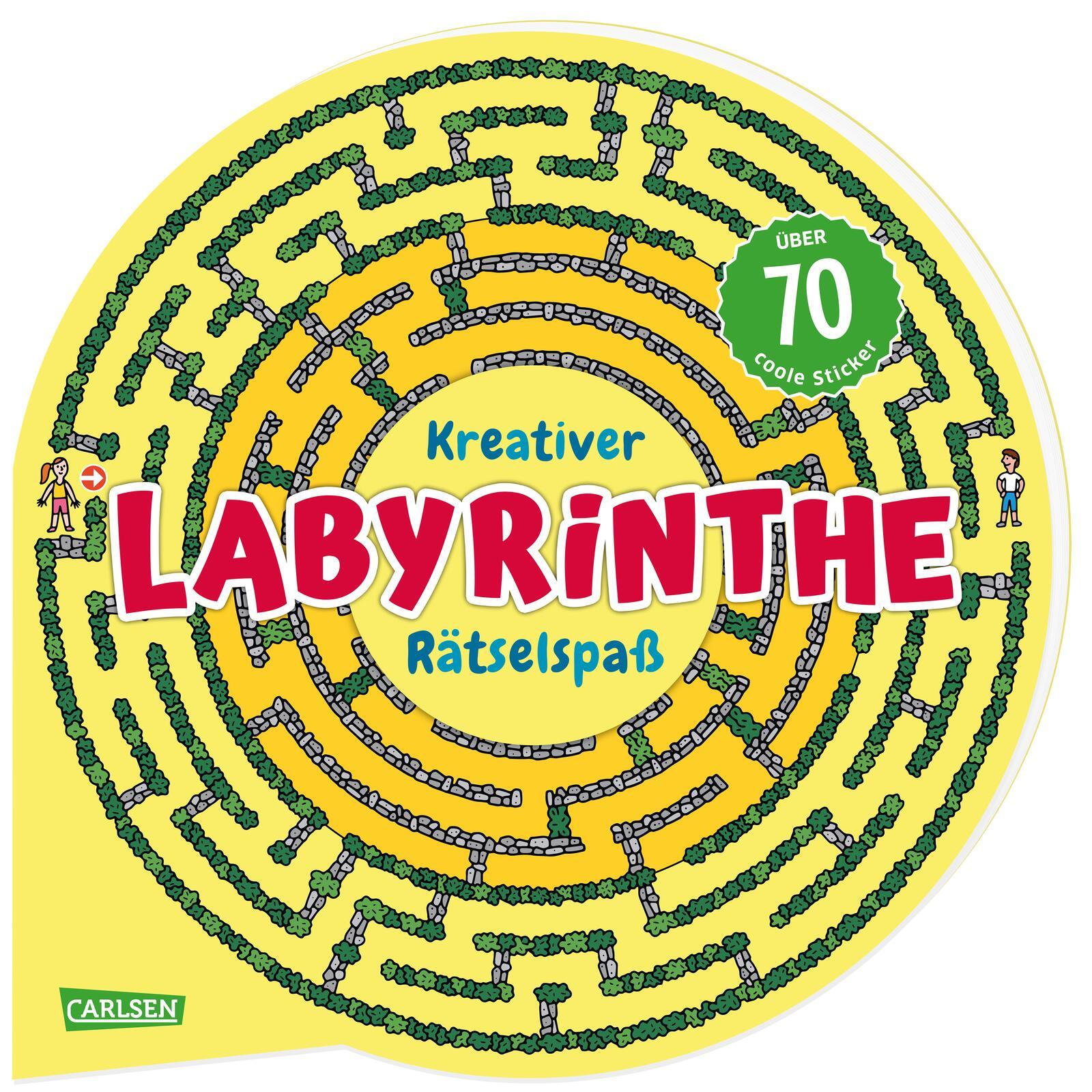 Cover: 9783551191663 | Kreativer Labyrinthe-Rätselspaß | Anton Poitier | Taschenbuch | 80 S.