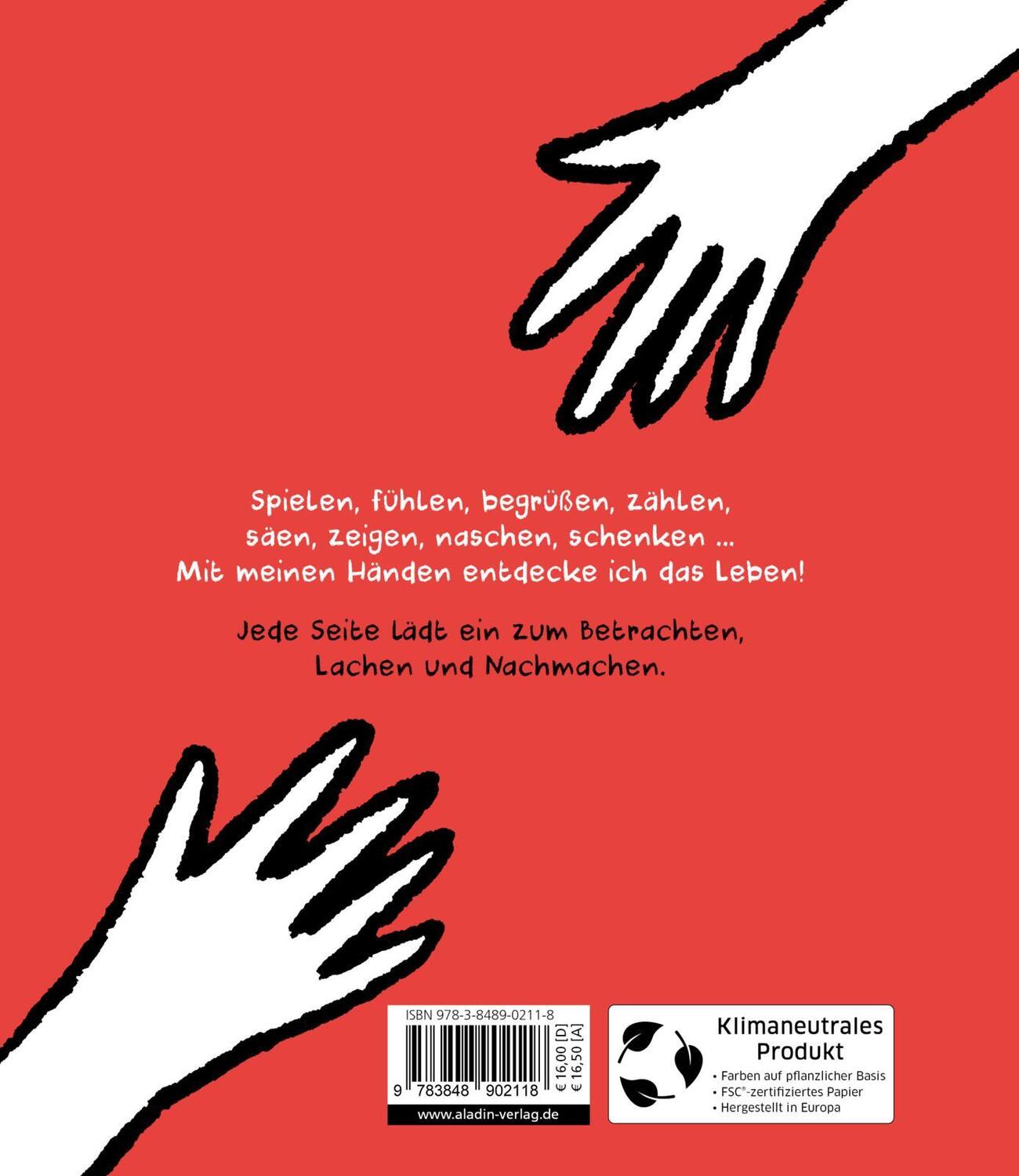Rückseite: 9783848902118 | Meine Hände | Néjib | Buch | 128 S. | Deutsch | 2023 | Aladin Verlag