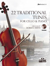 Cover: 9790230009270 | 22 Traditional Tunes | for cello and piano | Buch + CD | 2006