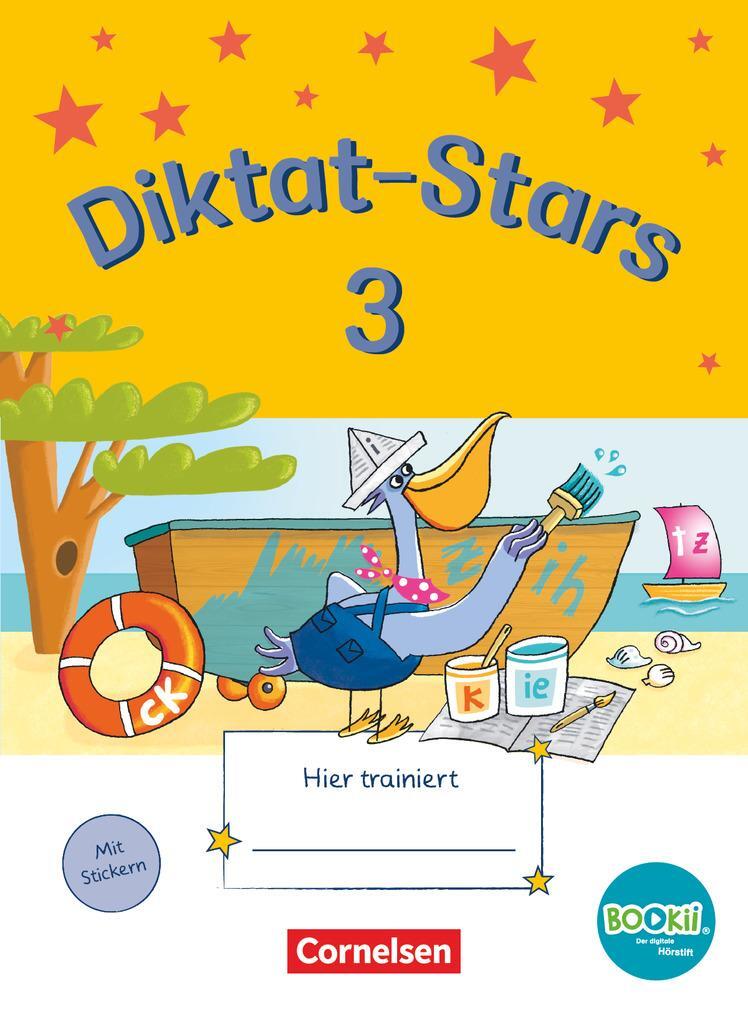 Cover: 9783637017566 | Diktat-Stars - BOOKii-Ausgabe - 3. Schuljahr. Übungsheft mit Lösungen