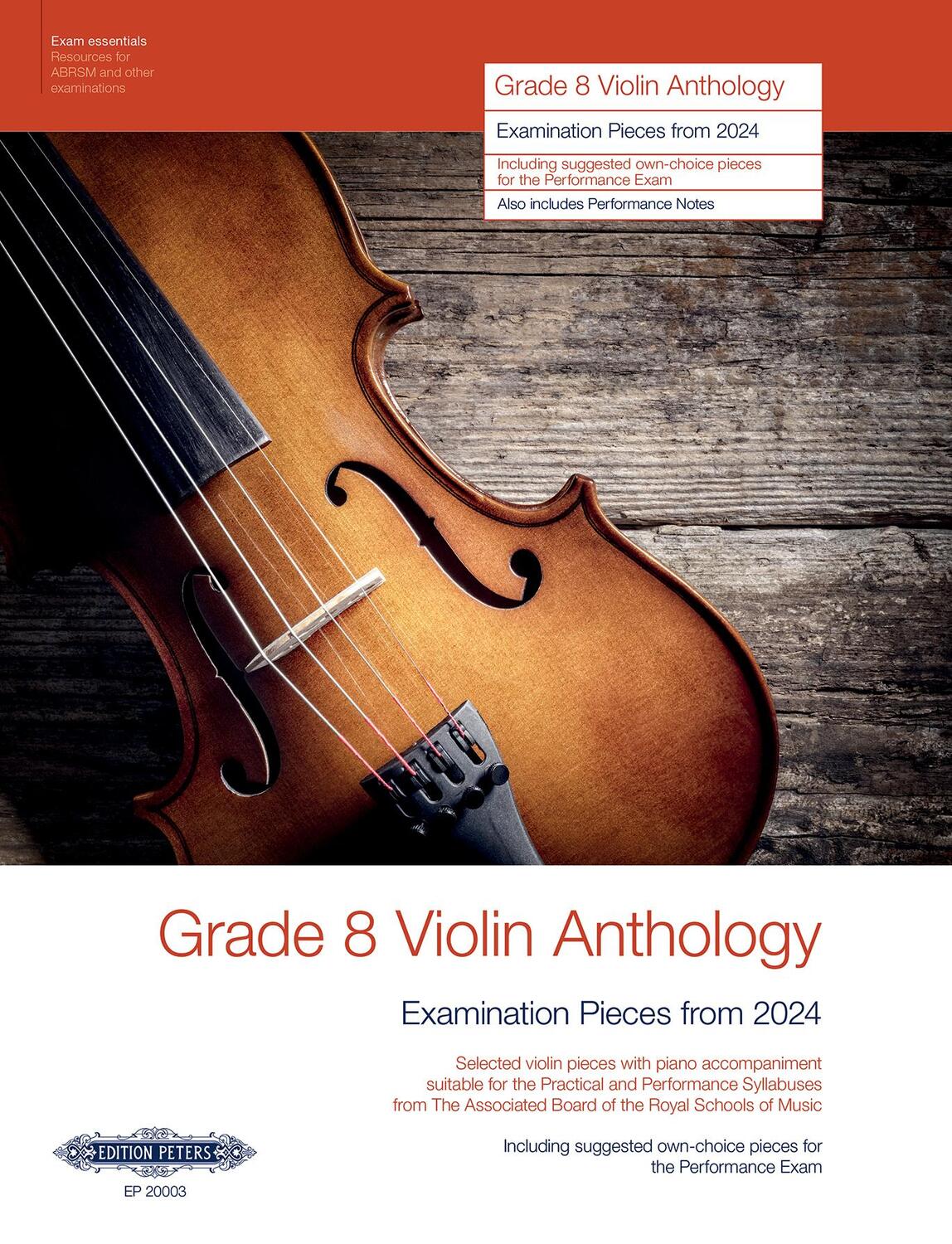 Cover: 9790577024042 | Grade 8 Violin Anthology from 2024 | Various Various | Taschenbuch