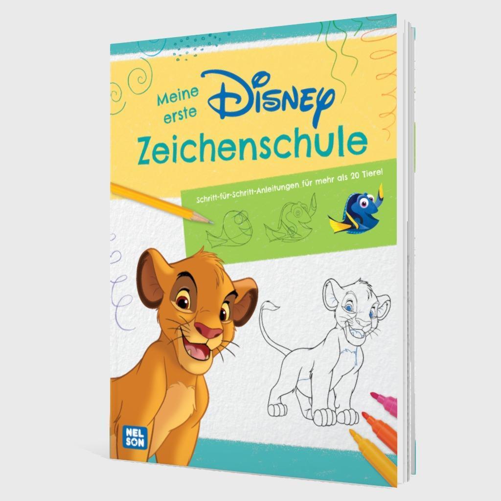 Bild: 9783845125855 | Disney Kreative Beschäftigung: Meine erste Zeichenschule | Taschenbuch