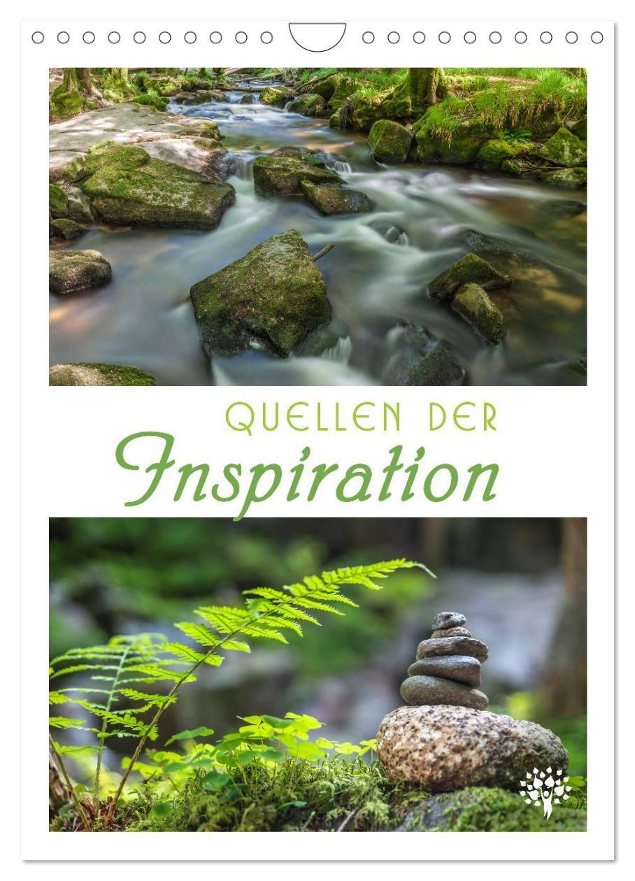 Cover: 9783675468498 | Quellen der Inspiration (Wandkalender 2024 DIN A4 hoch), CALVENDO...