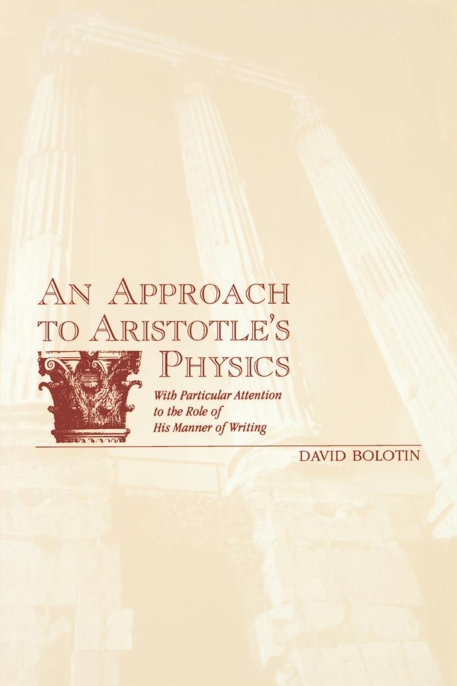 Cover: 9780791435526 | An Approach to Aristotle's Physics | David Bolotin | Taschenbuch