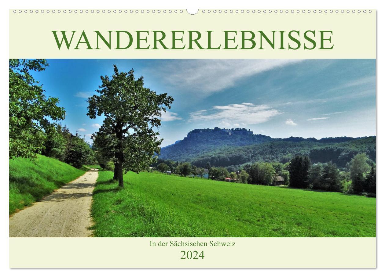 Cover: 9783383209857 | Wandererlebnisse in der Sächsischen Schweiz (Wandkalender 2024 DIN...