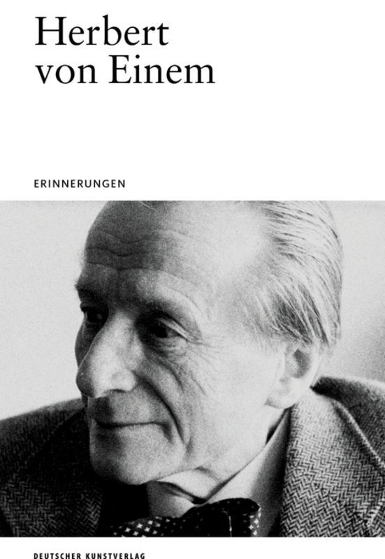 Cover: 9783422981720 | Herbert von Einem | Erinnerungen | Roland Kanz | Taschenbuch | Deutsch