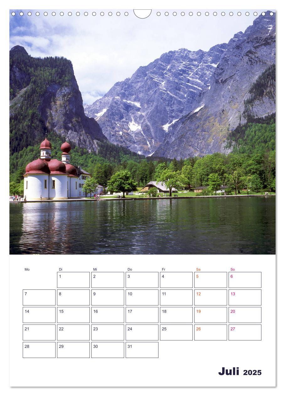 Bild: 9783435976942 | Schönes Land Bayern (Wandkalender 2025 DIN A3 hoch), CALVENDO...