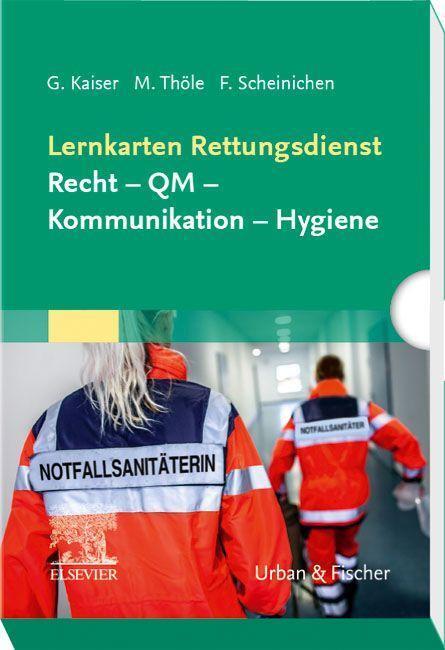 Cover: 9783437250958 | Lernkarten Rettungsdienst: Recht - QM - Kommunikation - Hygiene | Box