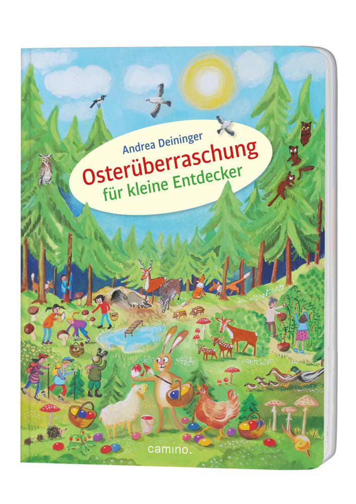 Cover: 9783961570904 | Osterüberraschung für kleine Entdecker | Wimmelbuch | Andrea Deininger