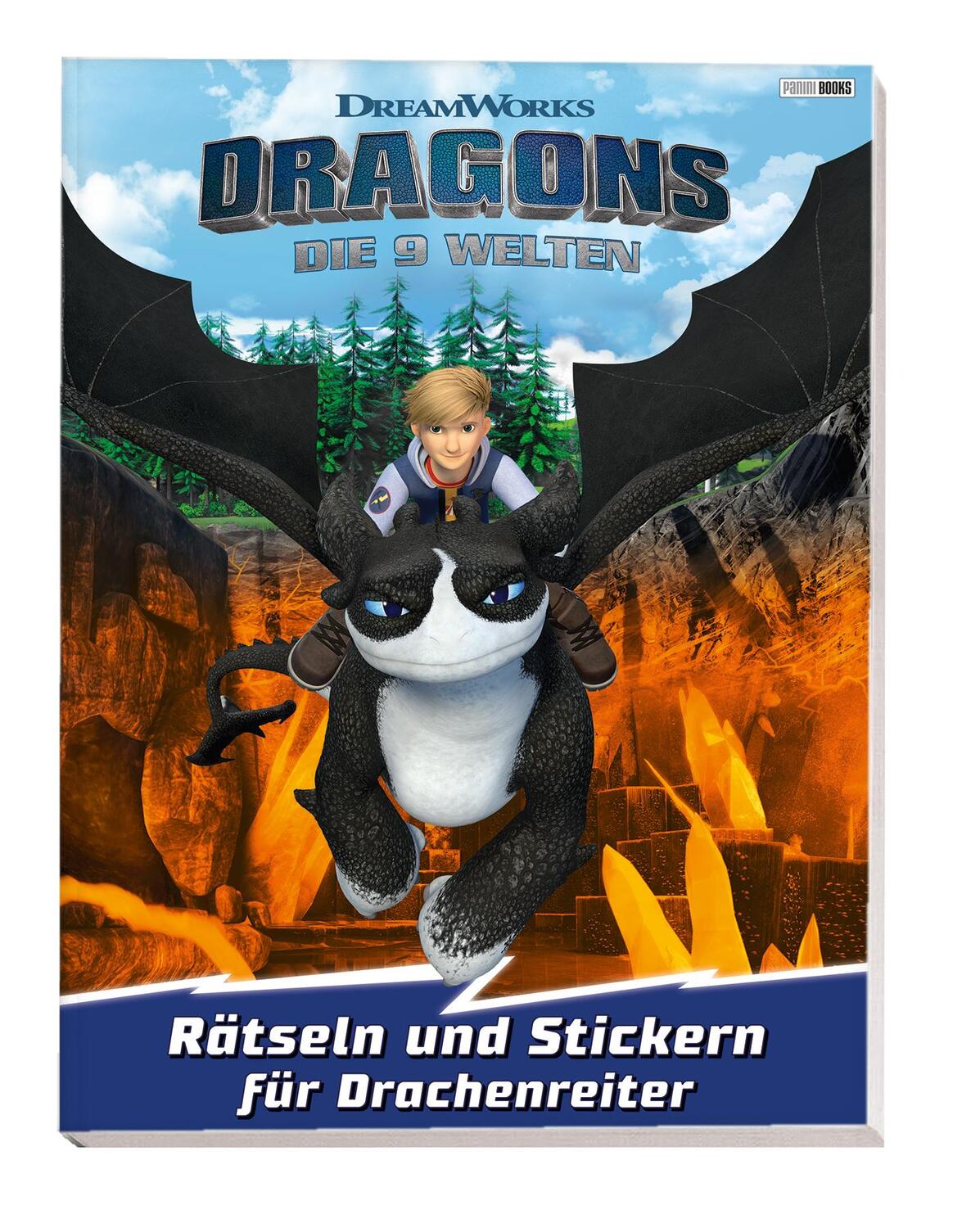 Cover: 9783833243127 | Dragons: Die 9 Welten: Rätseln und Stickern für Drachenreiter | Panini
