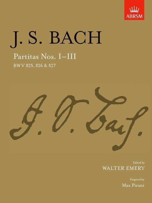 Cover: 9781854721945 | Partitas - Nos.I-III | BWV 825-827 | Johann Sebastian Bach | Buch