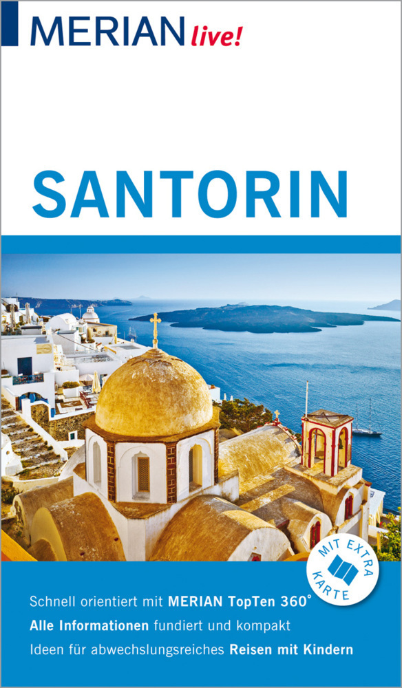 Cover: 9783834229687 | MERIAN live! Reiseführer Santorin | Mit Extra-Karte zum Herausnehmen