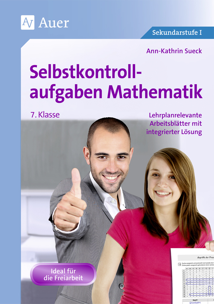 Cover: 9783403070450 | Selbstkontrollaufgaben Mathematik, 7. Klasse | Ann-Kathrin Sueck