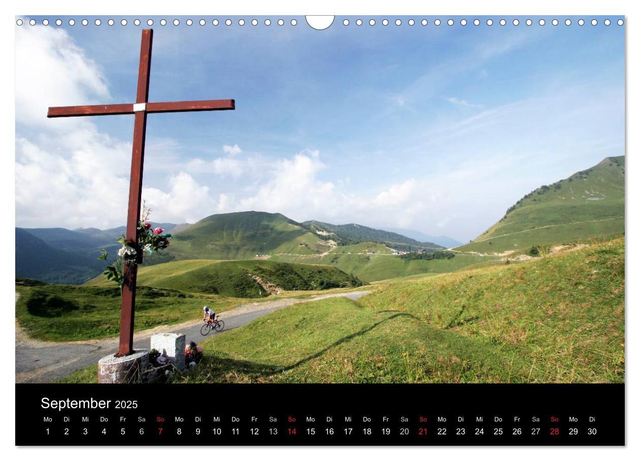 Bild: 9783435808298 | Alpenpässe auf dem Rennrad Vol. 2 (Wandkalender 2025 DIN A3 quer),...