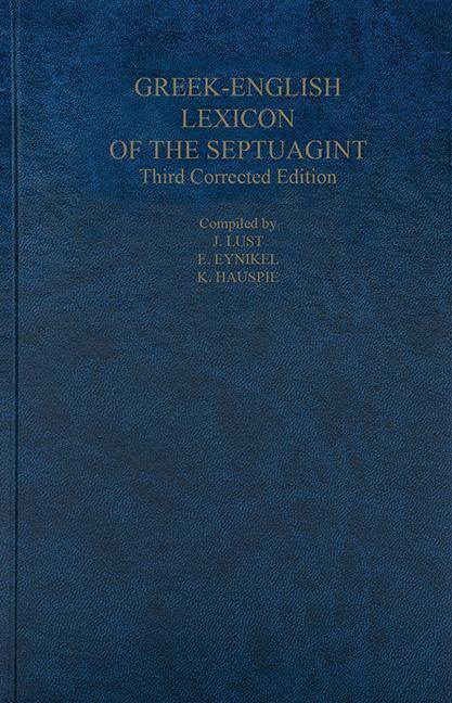 Cover: 9783438051387 | A Greek-English Lexicon of the Septuagint | Third Corrected Edition