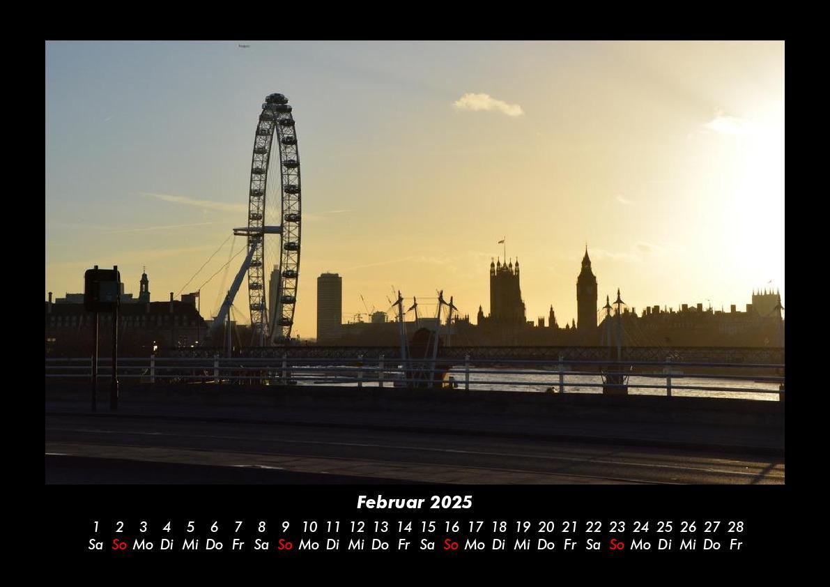 Bild: 9783755978572 | London 2025 Fotokalender DIN A3 | Tobias Becker | Kalender | Kalender