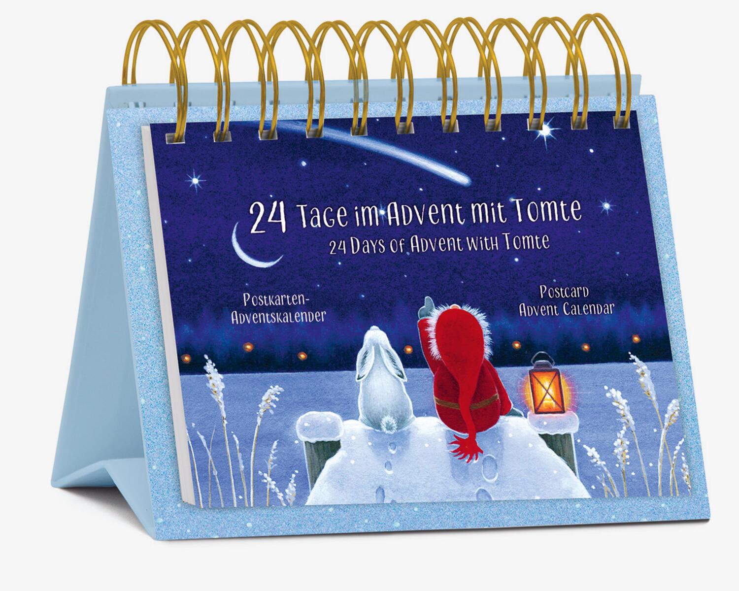 Cover: 9783782798587 | Postkarten-Adventskalender "24 Tage im Advent mit Tomte" | Korsch