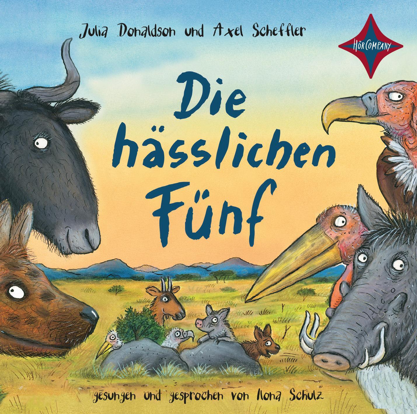 Cover: 9783966320443 | Die hässlichen Fünf | Vollständige Lesung | Julia Donaldson | Audio-CD