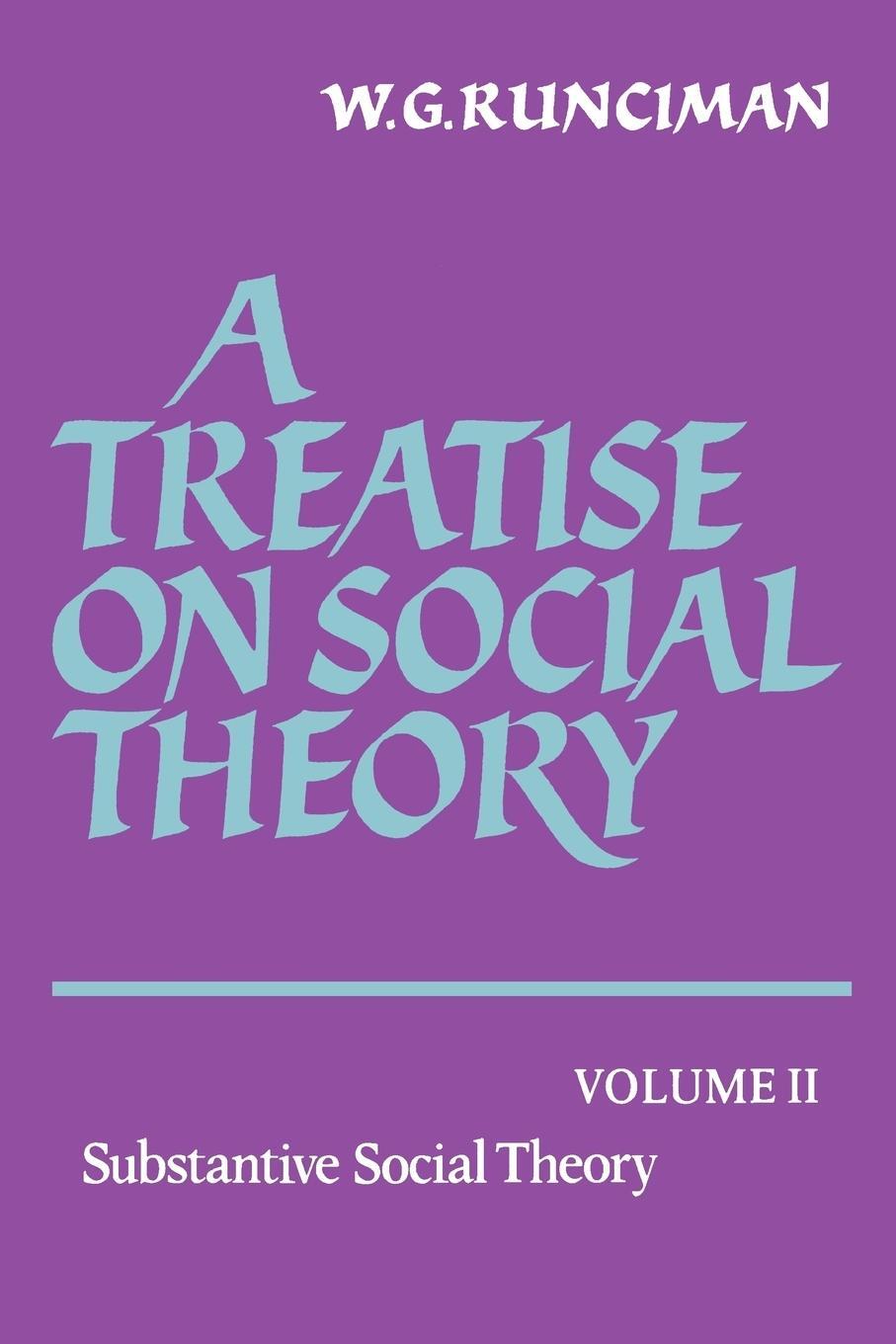 Cover: 9780521369831 | A Treatise on Social Theory | The Methodology of Social Theory | Buch