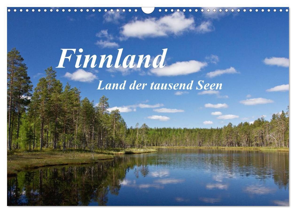 Cover: 9783383555473 | Finnland - Land der tausend Seen (Wandkalender 2024 DIN A3 quer),...