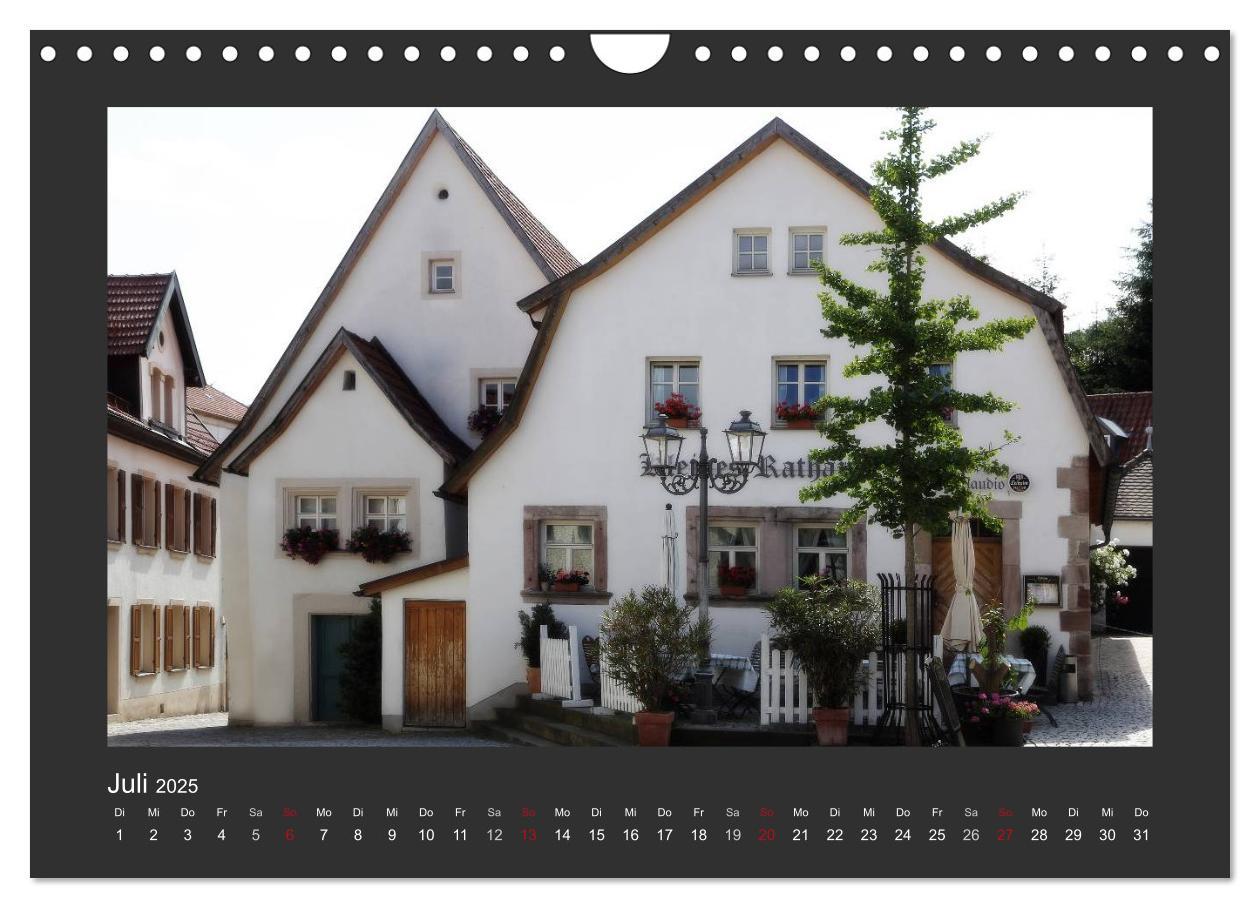 Bild: 9783435749942 | Kulmbach (Wandkalender 2025 DIN A4 quer), CALVENDO Monatskalender