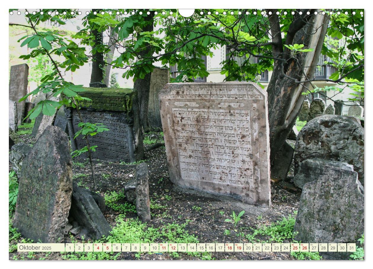 Bild: 9783383905025 | Prag. Jüdischer Friedhof und Synagogen (Wandkalender 2025 DIN A3...