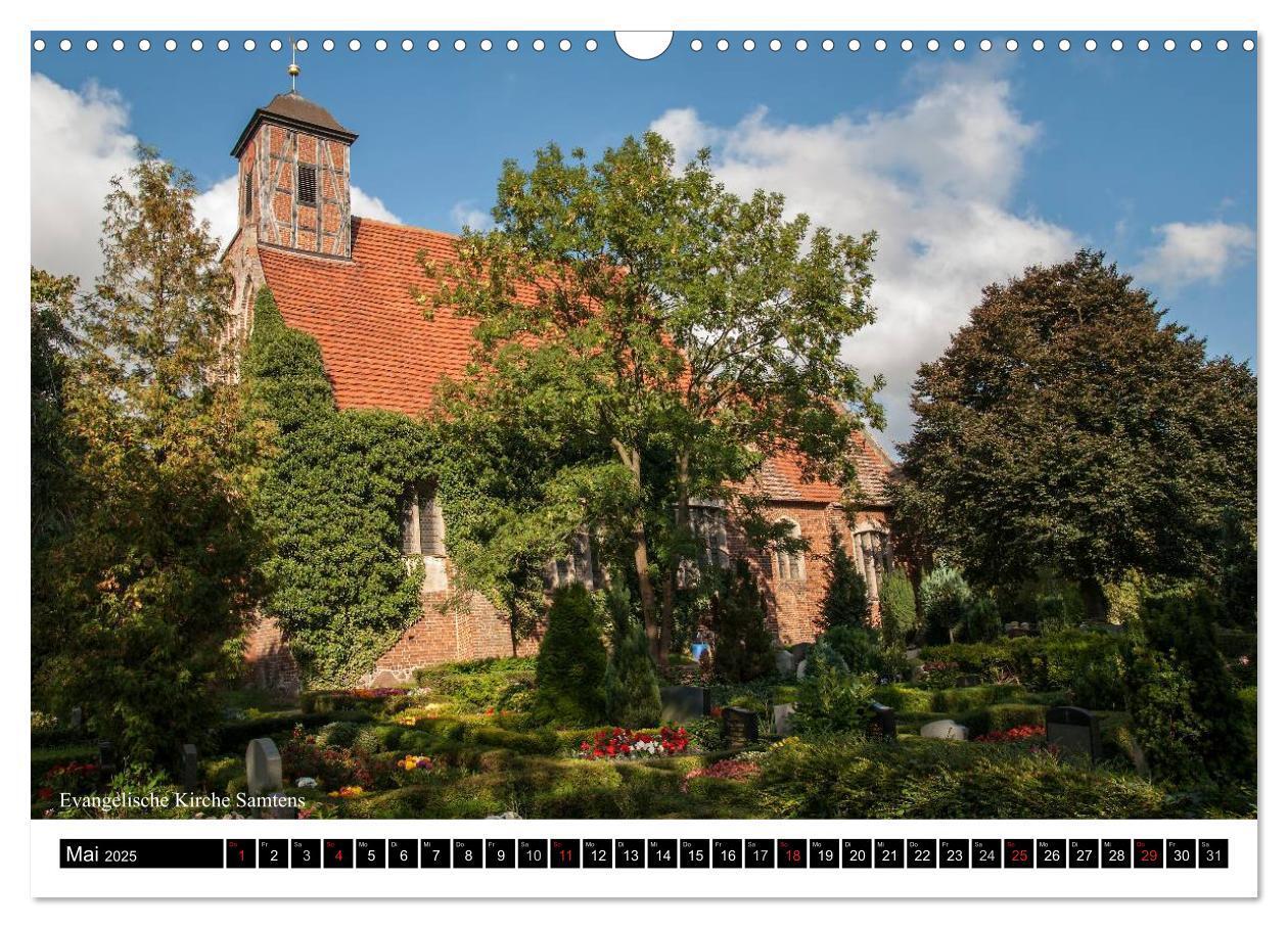 Bild: 9783435816613 | Dorfkirchen auf Rügen (Wandkalender 2025 DIN A3 quer), CALVENDO...