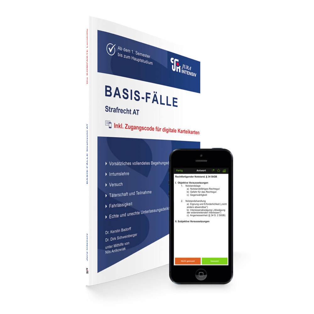 Cover: 9783967121018 | BASIS-FÄLLE - Strafrecht AT | Dirk Schweinberger | Taschenbuch | 2022