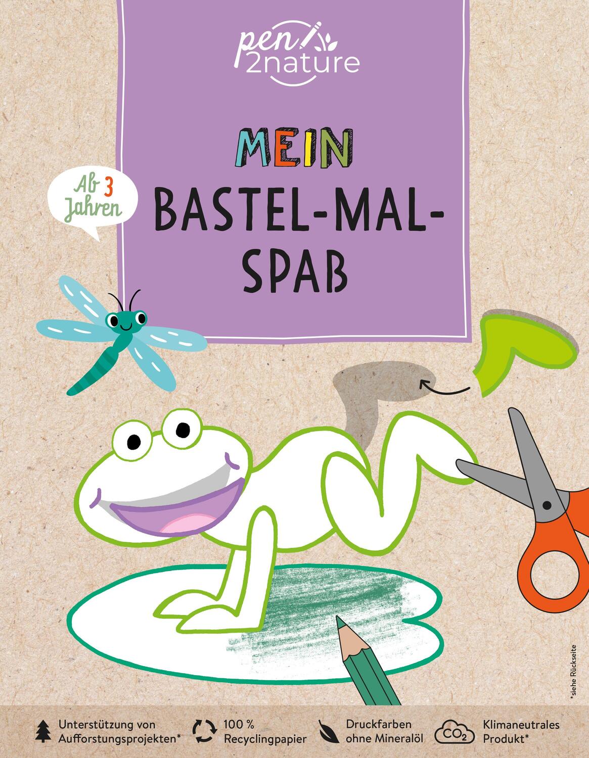 Cover: 9783987640339 | Mein Bastel-Mal-Spaß. Buntes Bastelbuch für Kinder ab 3 Jahren | Buch