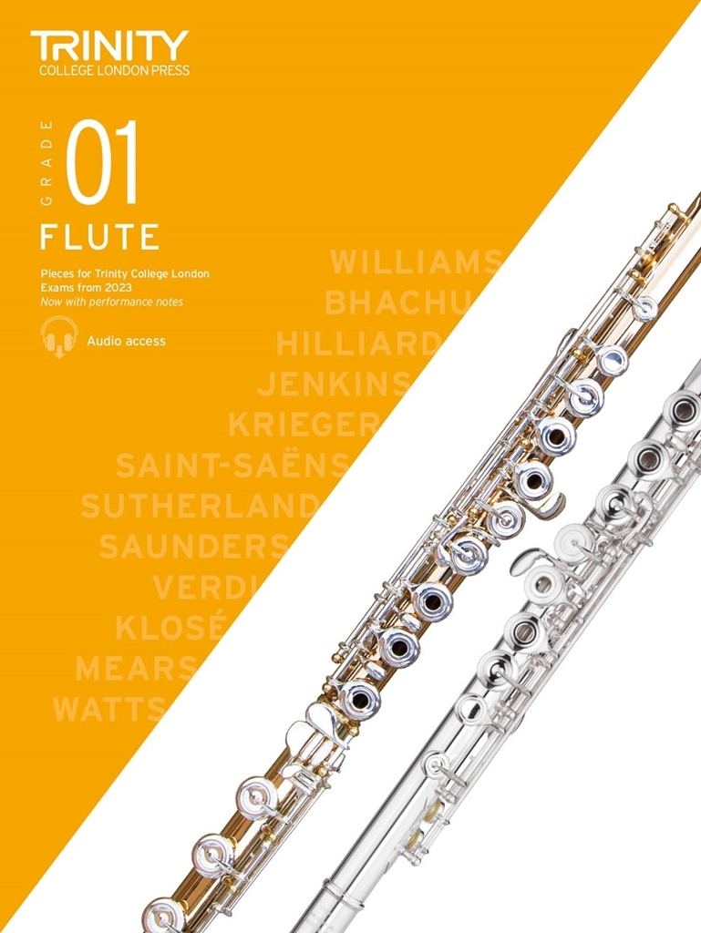 Cover: 9780857369604 | TCL Flute Exam Pieces from 2023: Grade 1 | Trinity College London