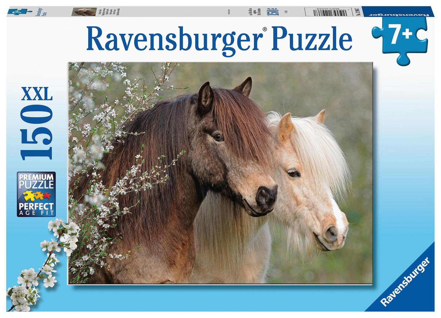 Cover: 4005556129867 | Ravensburger Kinderpuzzle 12986 - Schöne Pferde 150 Teile XXL -...
