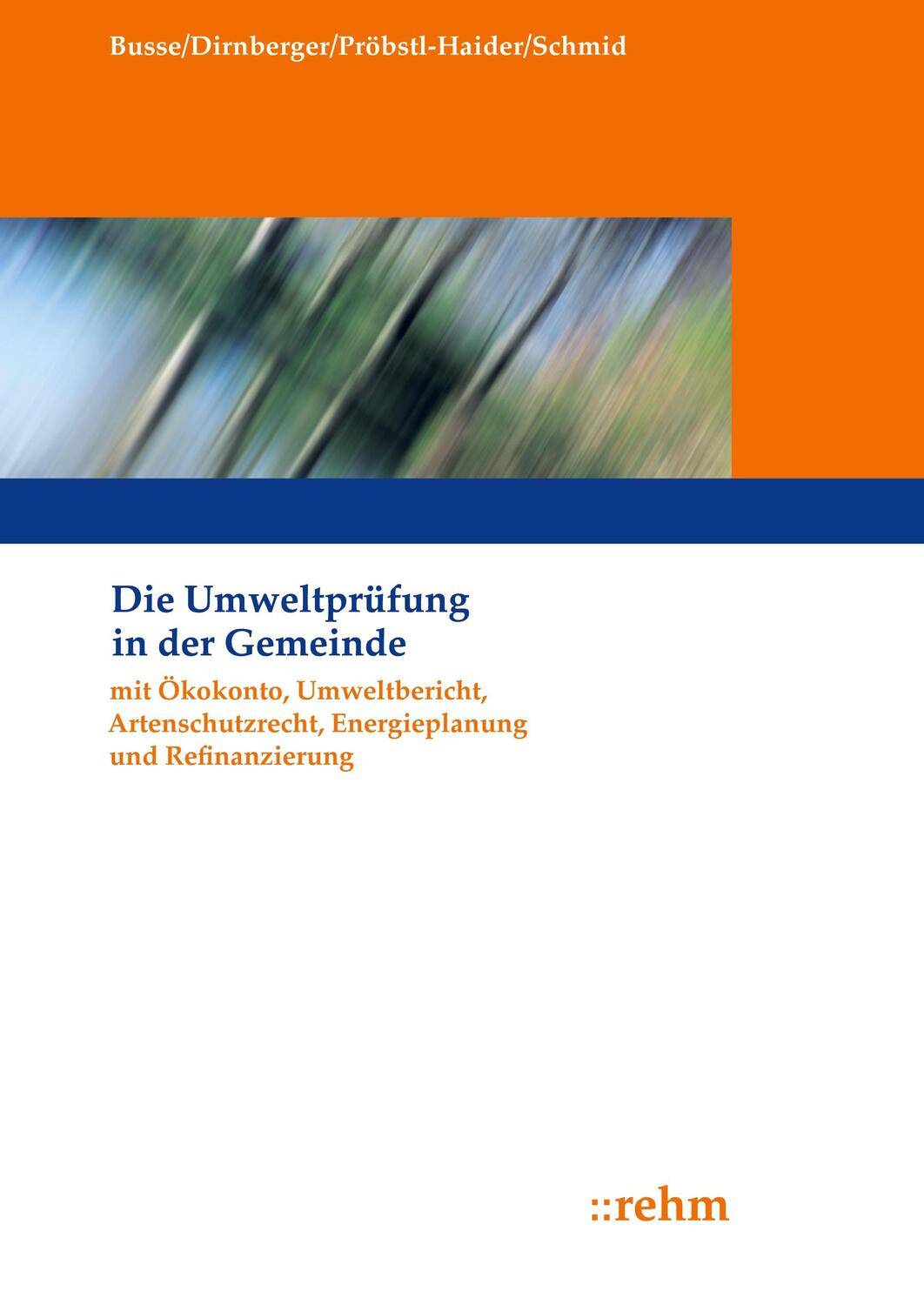 Cover: 9783807303192 | Die Umweltprüfung in der Gemeinde | Jürgen Busse | Taschenbuch | 2021